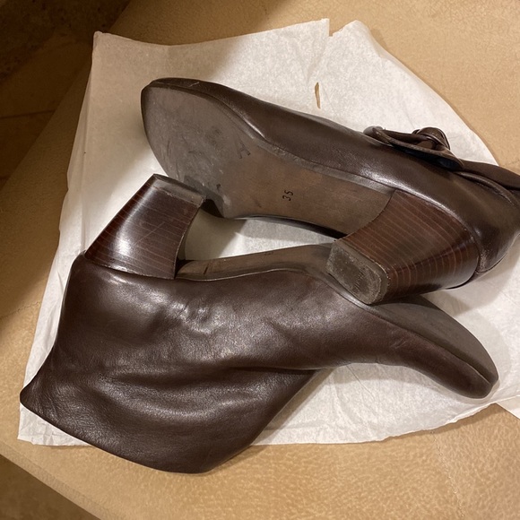 soft spanish leather. chocolate size 35 - Picture 2 of 3